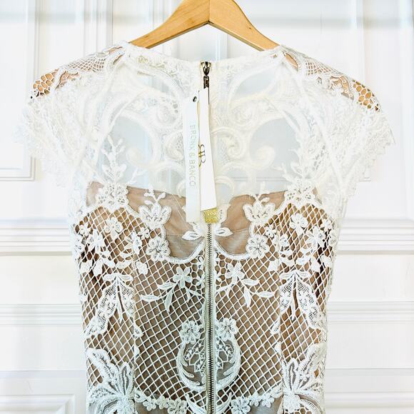 Bronx and Banco Bohemian Summer Dress in White NWT Size M - Picture 7 of 10